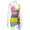 Rainbow halterneck strappy dress