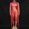 Red Drag Fringe Jumpsuit