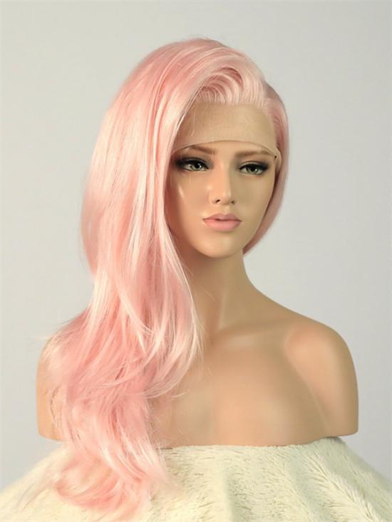 pastel pink wig