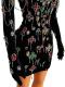 Skittles Stage Print Skinny Diamond Colorful Drag Dress