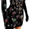 Skittles Stage Print Skinny Diamond Colorful Drag Dress