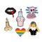 Explicit LGBT Pride Cartoon Enamel Pin (Various Designs)