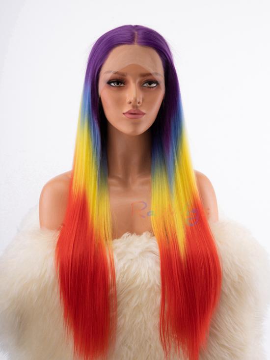 costumes with colored wigs